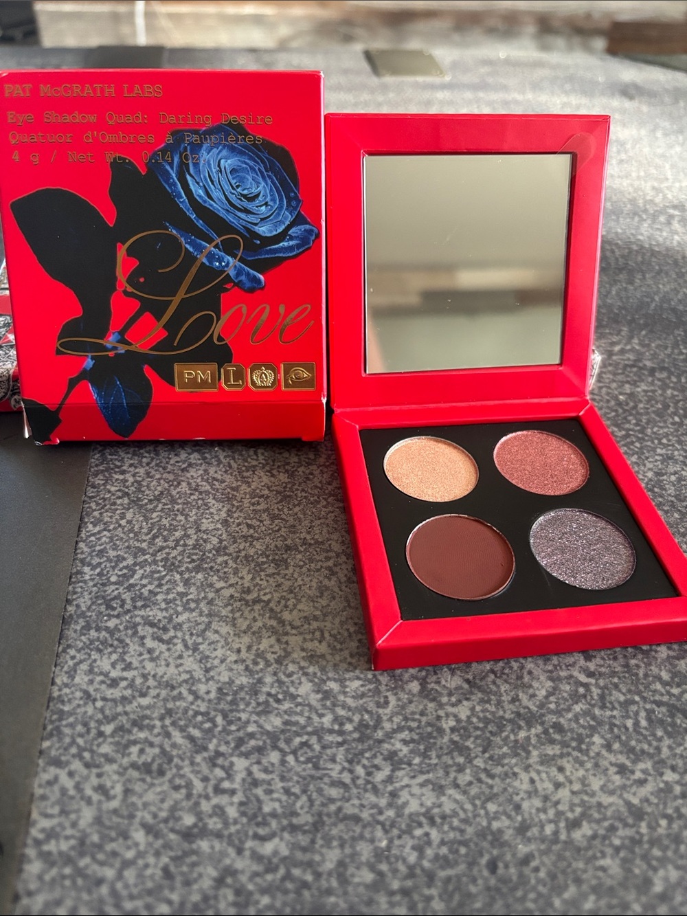 Pat McGrath Love Eyeshadow Quad — Rose Gold, Copper, Deep Brown & Smoky Taupe